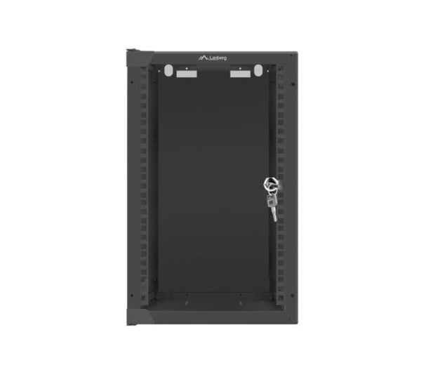 LANBERG Szafa wisząca 10 cali 9U 280x310mm czarna WF10-2309-10B - 519088 - zdjęcie 2